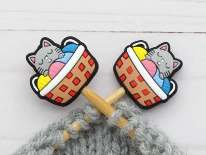 Fox & Pine Stitch Stoppers
