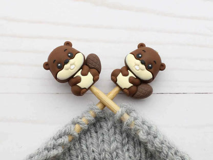 Fox & Pine Stitch Stoppers