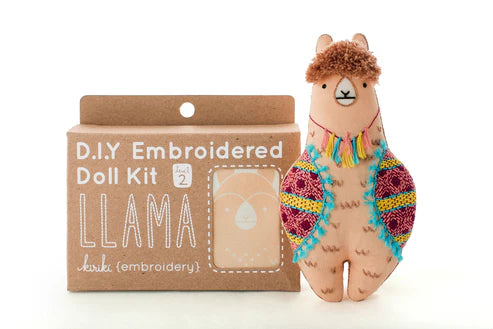 Kiriki Press Embroidered Doll Kits