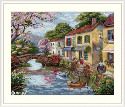Quaint Village Ships - Cross Stitch Kit