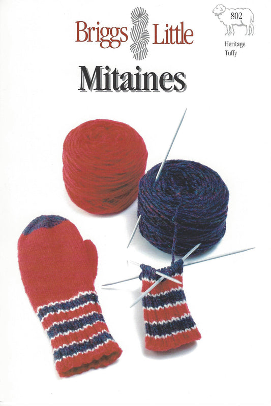 Briggs & Little 802 Mittens Leaflet (French)