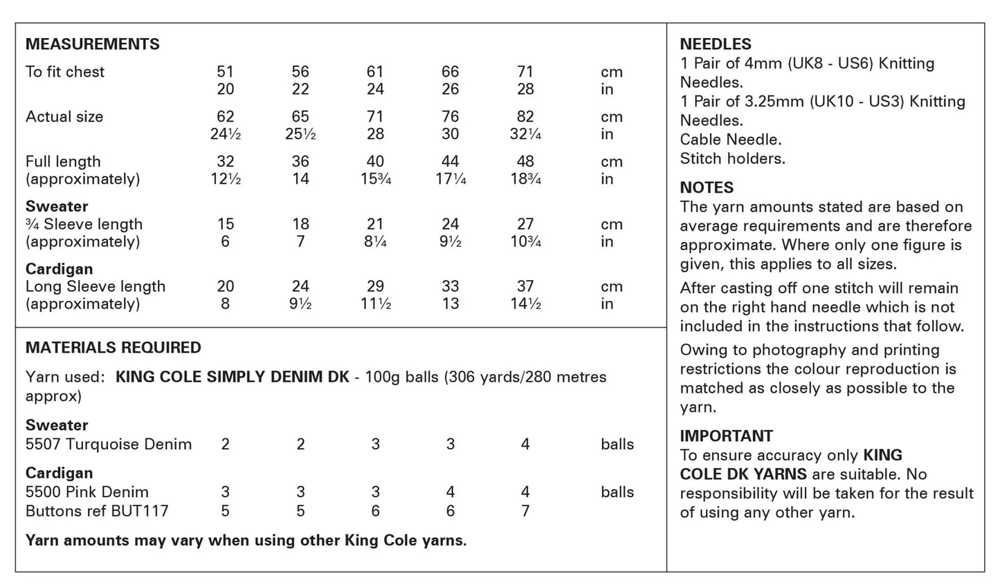 King Cole 6154