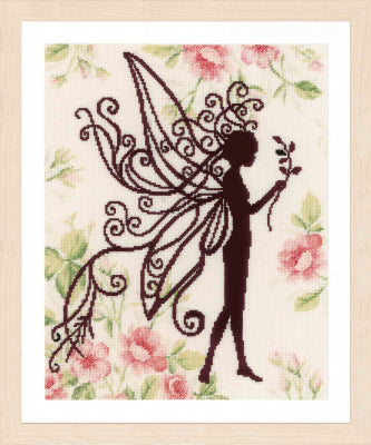 Flower Fairy Silhouette 1 - Cross Stitch Kit.