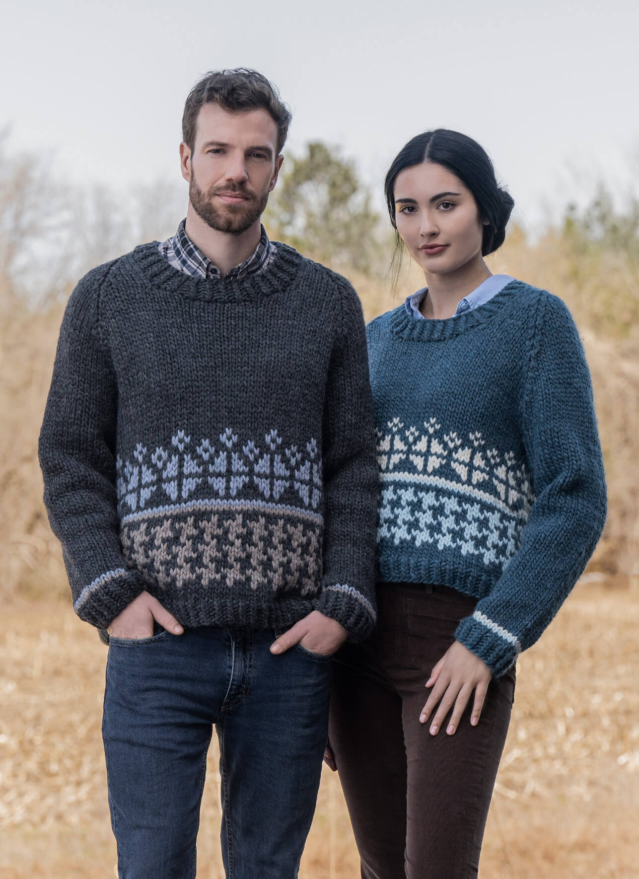 Blue Sky Fibers Patterns