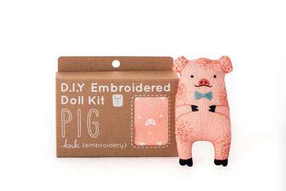 Kiriki Press Embroidered Doll Kits