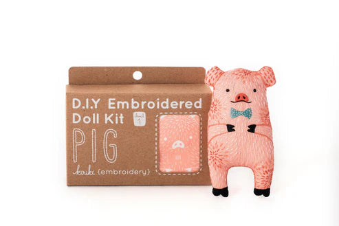 Kiriki Press Embroidered Doll Kits