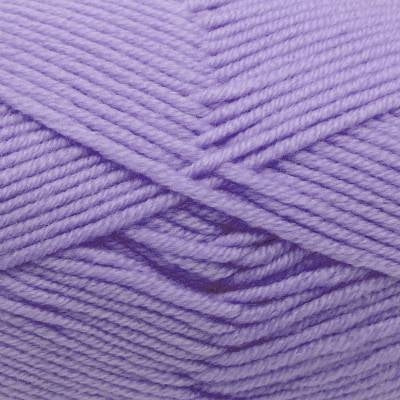 A skein of Estelle Superwash Merino DK  wool yarn in Periwinkle purple colour.
