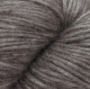 Close-up image of a skein of charcoal colored baby llama yarn.