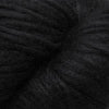 Close-up image of a skein of black colored baby llama yarn.