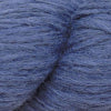 Close-up image of a skein of slate blue colored baby llama yarn.
