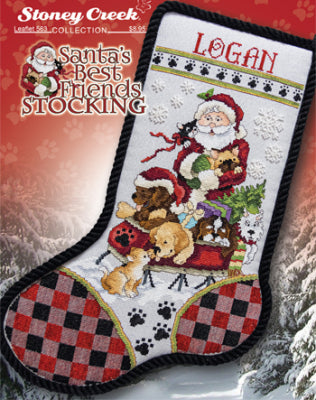 Santa's Best Friends Stocking - Chart