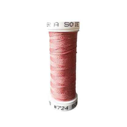 Au Ver A Soie 100/3 - 50m spools (700-780), Blanc, Creme & Noir