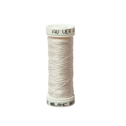 Au Ver A Soie 100/3 - 50m spools (700-780), Blanc, Creme & Noir