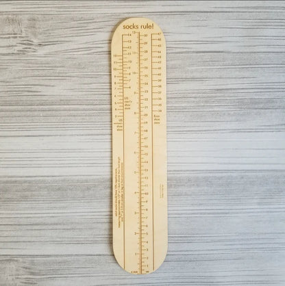 Socks Rule! Ruler for Measuring Socks Adult