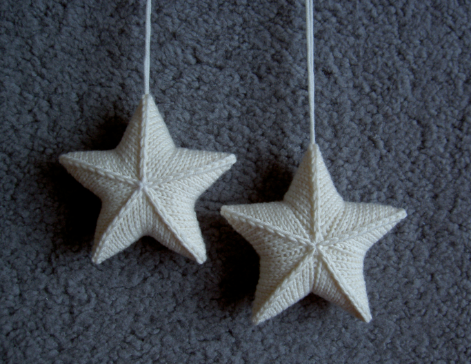 Festive Craft: Knit a Star Ornament