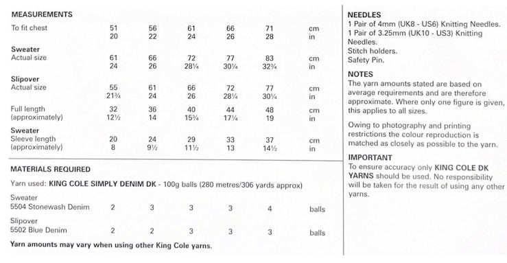 King Cole 6155