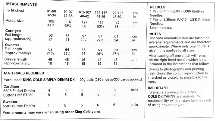 King Cole 6157