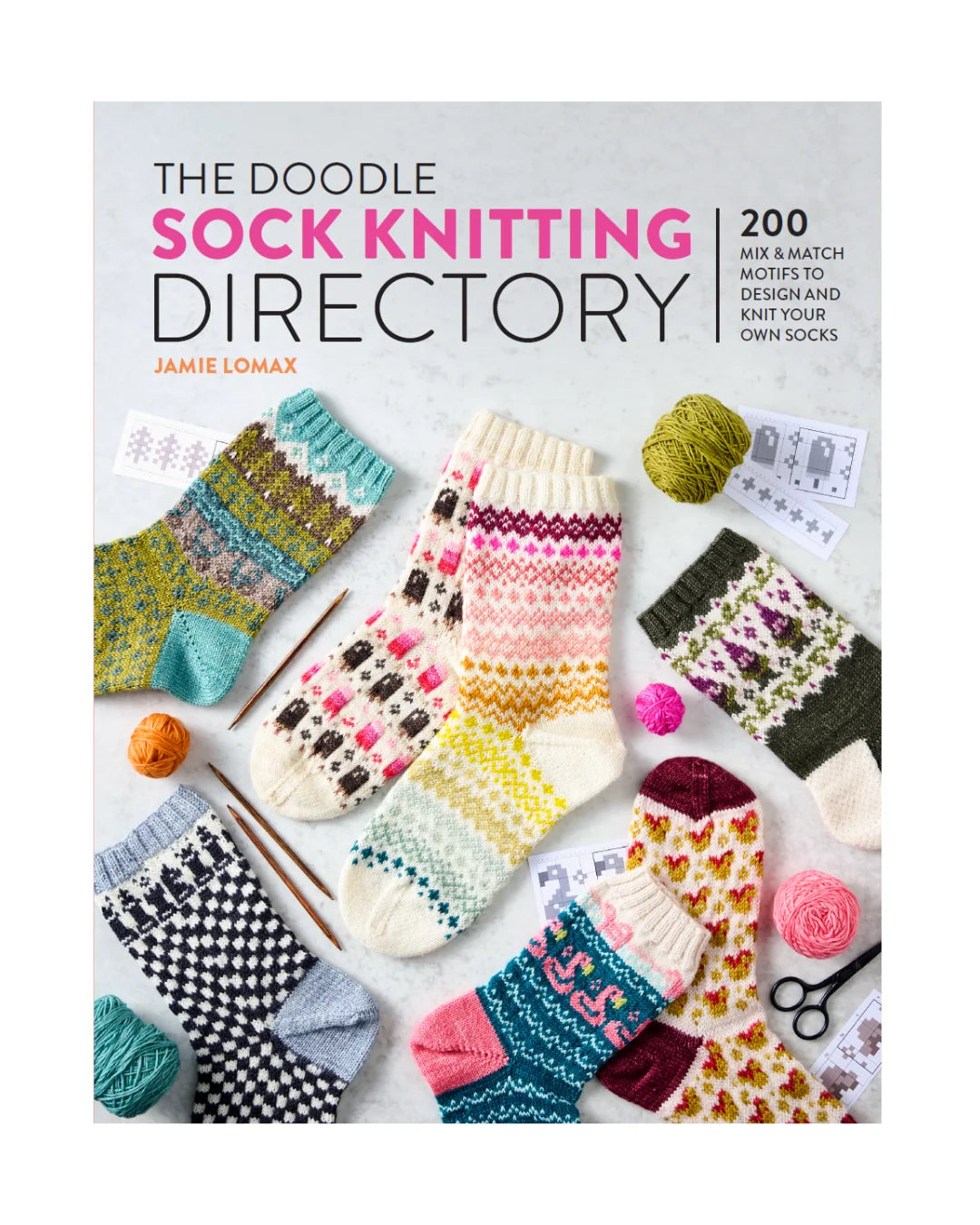 Doodle Sock Knitting Directory Book by Jamie Lomax