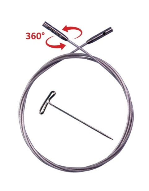 ChiaoGoo SWIV360 Silver Cables