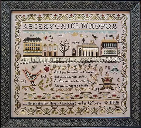 Mercy Goodehart's Sampler - Chart-D