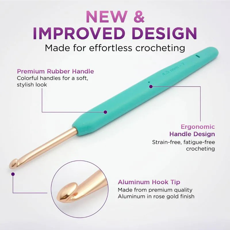 Knit Pro Vybe Grande Single Ended Crochet Set