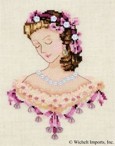 Portrait of Caroline in Pink - D