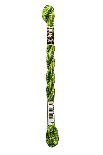 DMC Pearl Cotton Skein #3: 208-699, Blanc, Ecru & B5200