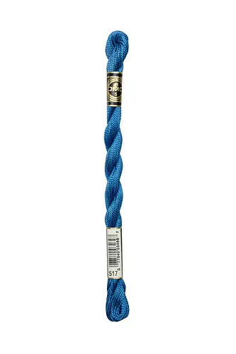 DMC Pearl Cotton Skein #3: 208-699, Blanc, Ecru & B5200