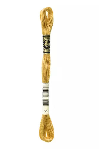 DMC Embroidery Floss - Colours 605 - 734