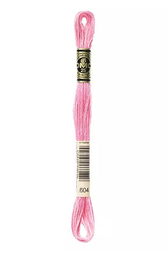 DMC Embroidery Floss - Colours 451 - 604