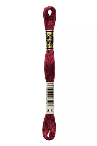 DMC Embroidery Floss - Colours 814 - 905