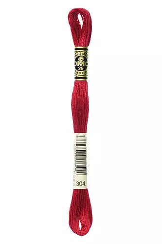 DMC Embroidery Floss - Colours 151-319 including Black