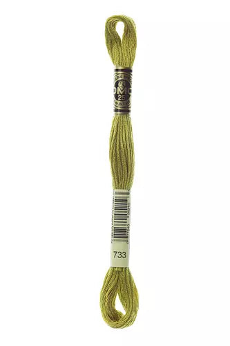 DMC Embroidery Floss - Colours 605 - 734