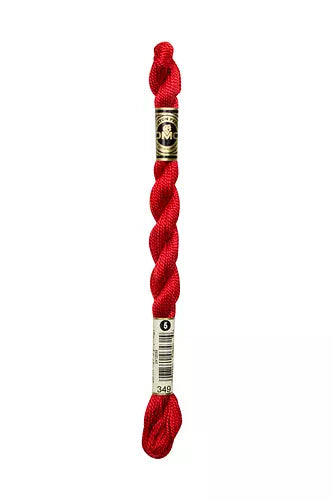 DMC Pearl Cotton Skein #3: 208-699, Blanc, Ecru & B5200