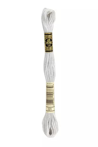 DMC Embroidery Floss - Colours 1-150 & Ecru, White, B5200