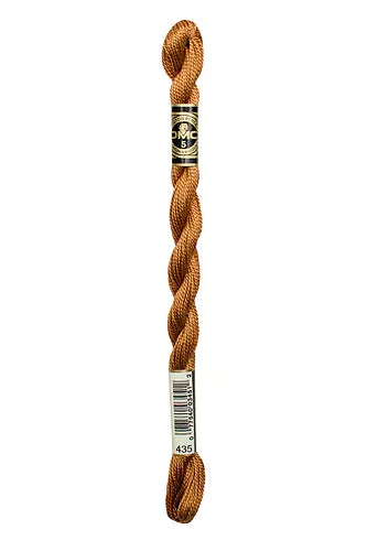 DMC Pearl Cotton Skein #3: 208-699, Blanc, Ecru & B5200