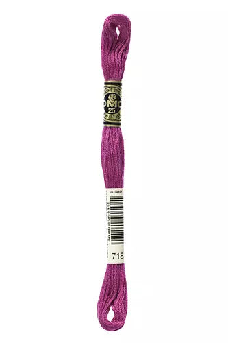 DMC Embroidery Floss - Colours 605 - 734