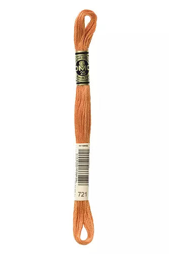 DMC Embroidery Floss - Colours 605 - 734