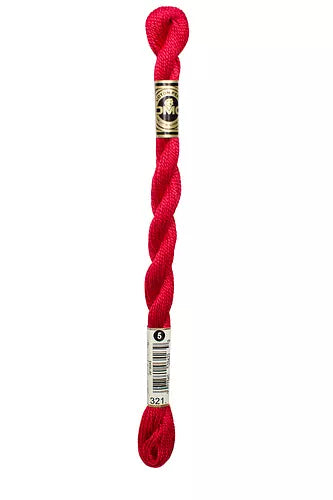 DMC Pearl Cotton Skein #3: 208-699, Blanc, Ecru & B5200