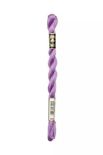 DMC Pearl Cotton Skein #3: 208-699, Blanc, Ecru & B5200