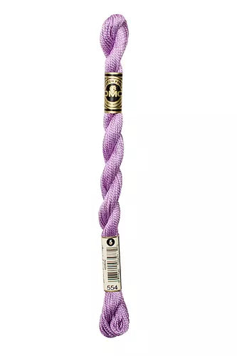 DMC Pearl Cotton Skein #3: 208-699, Blanc, Ecru & B5200