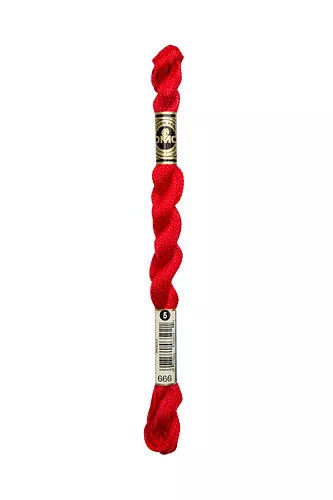 DMC Pearl Cotton Skein #3: 208-699, Blanc, Ecru & B5200