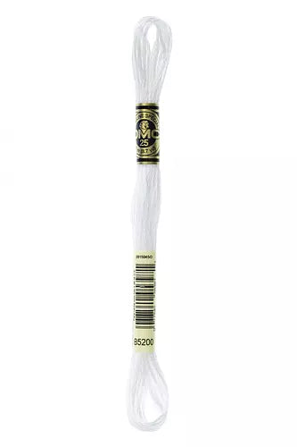 DMC Embroidery Floss - Colours 1-150 & Ecru, White, B5200