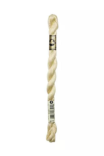 DMC Pearl Cotton Skein #3: 208-699, Blanc, Ecru & B5200