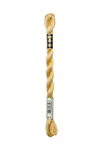 DMC Pearl Cotton Skein #3: 208-699, Blanc, Ecru & B5200