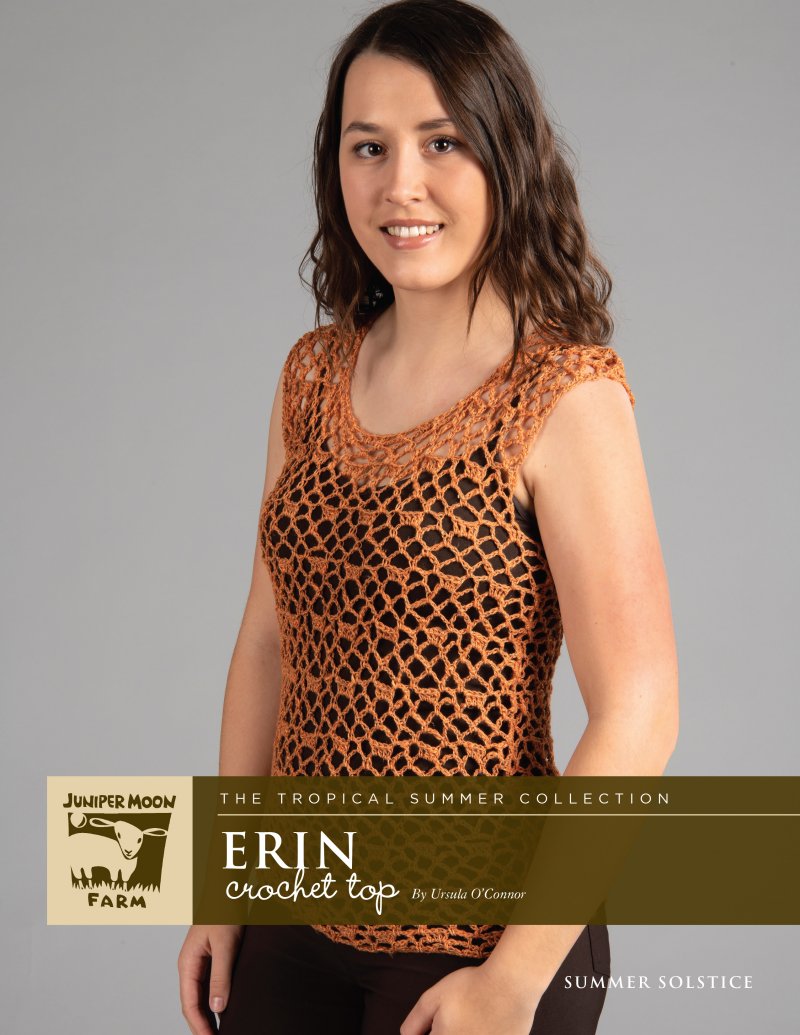Erin Crochet Top Pattern Leaflet