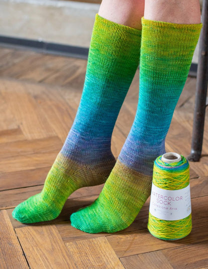 Watercolor Sock.