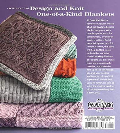 60 Quick Knit Blanket Squares YB5385