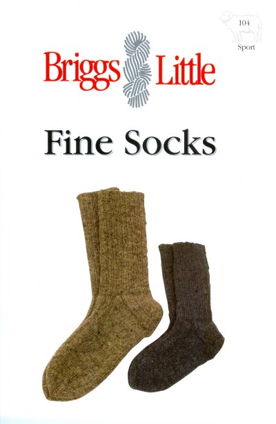 Briggs & Little Fine Socks Leaflet 104