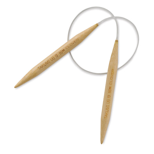 Clover Takumi Bamboo Circular Needles